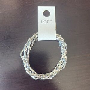 LOFT Silver Multi-Strand Bracelet